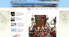 Desktop Screenshot of catholicchurchrhodes.com